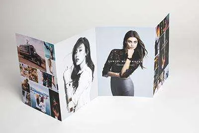 Trifold fashion prints